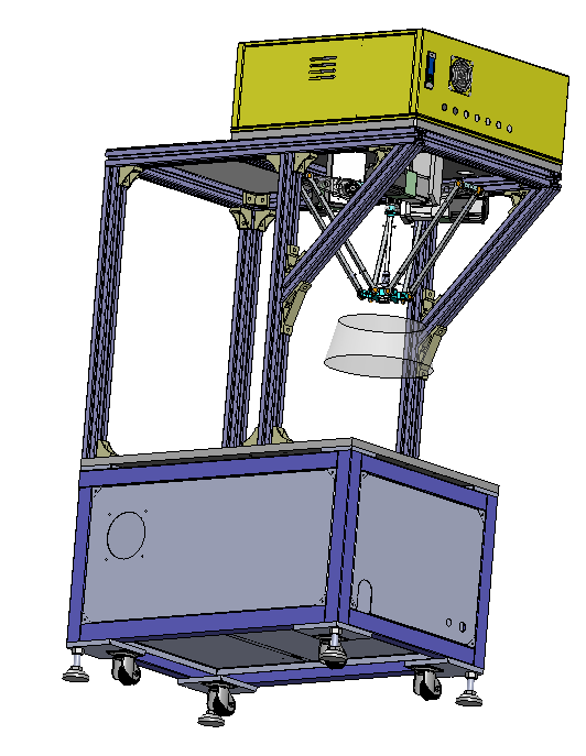 蜘蛛手泡棉贴装连线自动化sw18可编辑